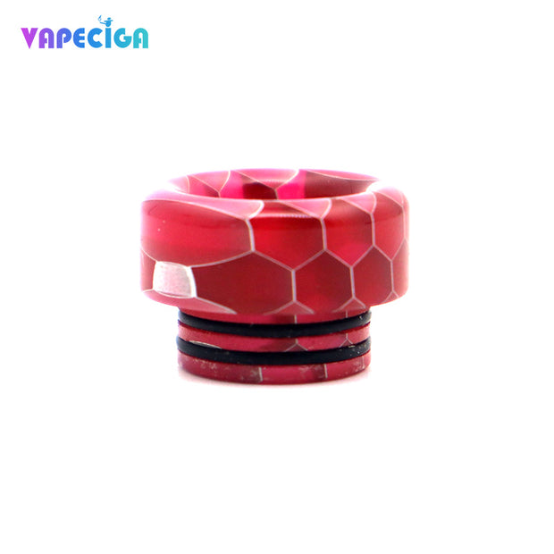 Resin Wide Bore 810 Drip Tip 4PCs Red