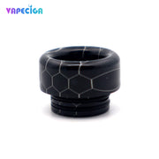 Resin Wide Bore 810 Drip Tip 4PCs Black