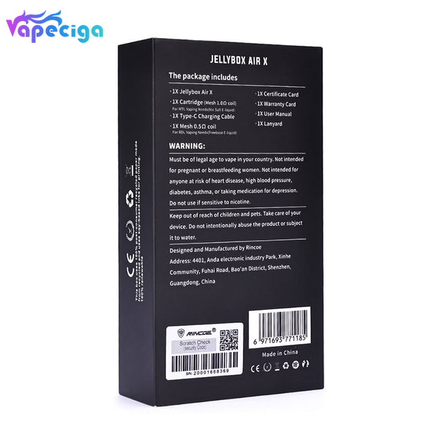 Rincoe Jellybox Air X Kit 1000mAh 3.5ml