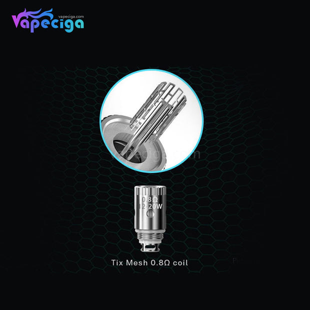 Rincoe Tix Replacement 0.8ohm Mesh  Coil Details