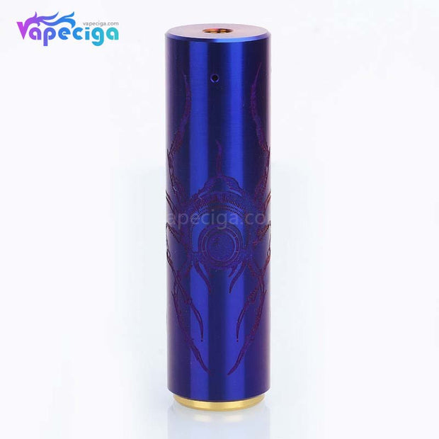 Rogue Style 18650 Mech Mod with Cyclope Spider Pattern