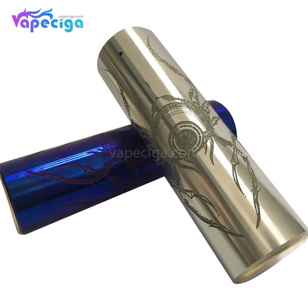 Rogue Style 18650 Mech Mod with Cyclope Spider Pattern