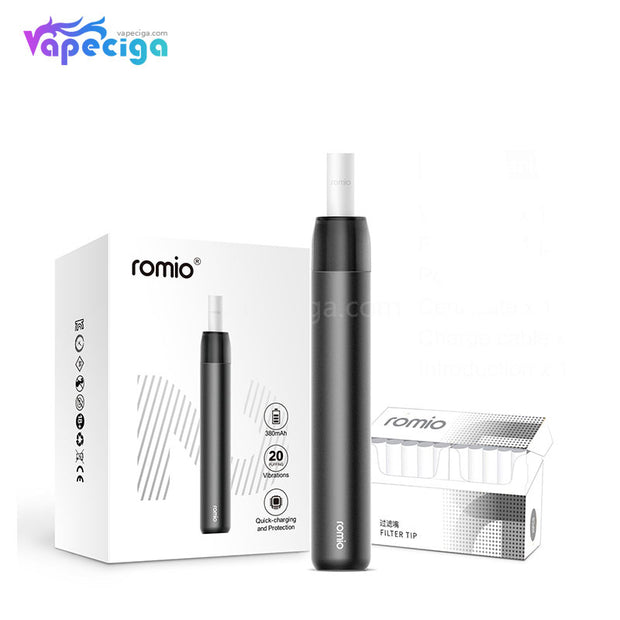Romio 2.0 AIO Starter Kit 380mAh 2ml Package Includes