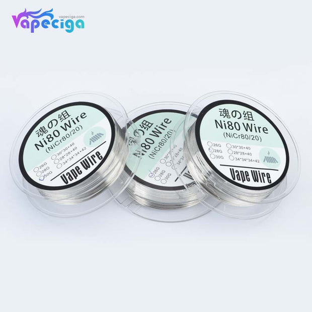 ST Ni80 Vape Wire 26G / 28G / 30G 10m