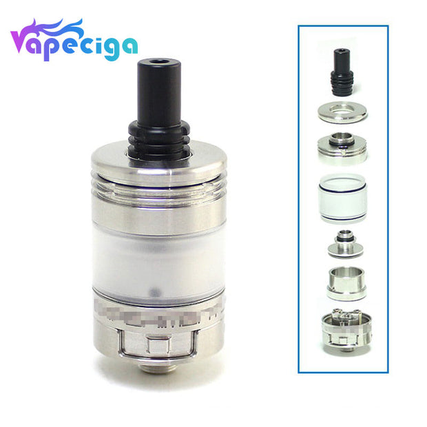 SXK Experiment 3 V3 Style MTL RTA 316 Stainless Steel, 2.5ml, 22mm