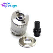 SXK Experiment 3 V3 Style MTL RTA 316 Stainless Steel, 2.5ml, 22mm