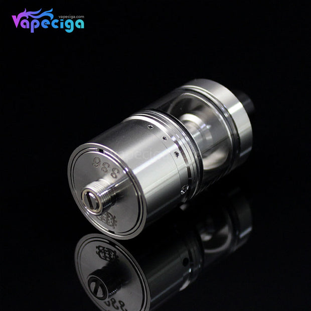 Silver SXK DB Lords Style MTL RTA 22mm 4ml Bottom Details