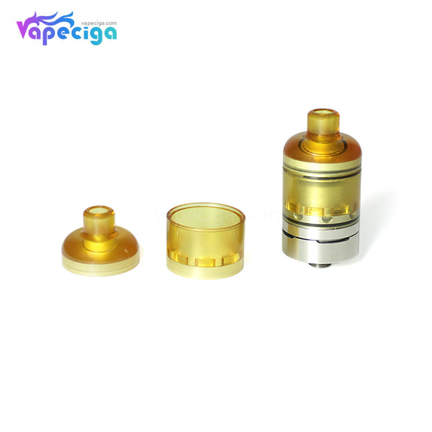 SXK Replacement PEI Top Cap + Drip Tip + Tank Tube for Hussar V1.5 RTA