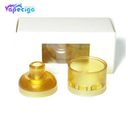 SXK Replacement PEI Top Cap + Drip Tip + Tank Tube for Hussar V1.5 RTA