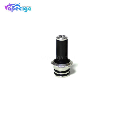 SXK Stainless Steel + PEI 510 Drip Tip for NOI Style RTA Black