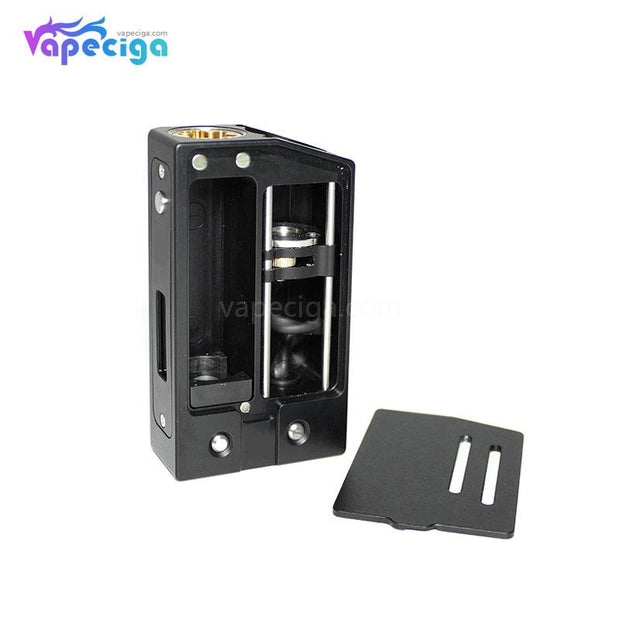 SXK Sunbox E8 Moonraker Style VW Box Mod 70W Black Battery Door Details