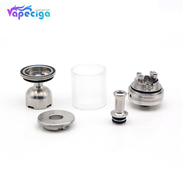 ShenRay TF GTR Style SS + PC RTA with SS / SS + PEI Tube 23mm 4ml Components