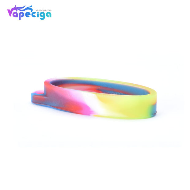 Silicone Flat Ring Vape Band for Vape Mod 40mm Rainbow
