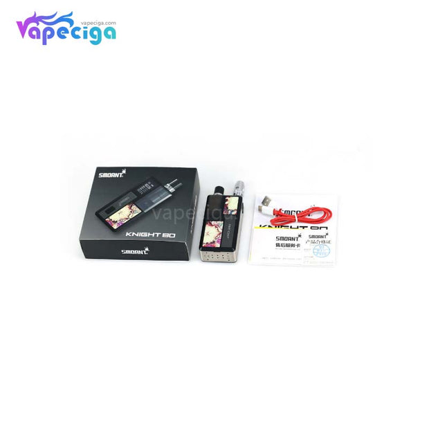 Smoant Knight 80 Kit 4ml Package Contents