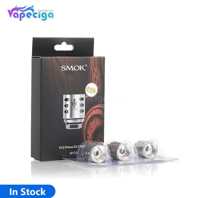 Smok V12 Prince X2 Clapton Replacement Coil Head 0.4ohm 3PCs In Stock
