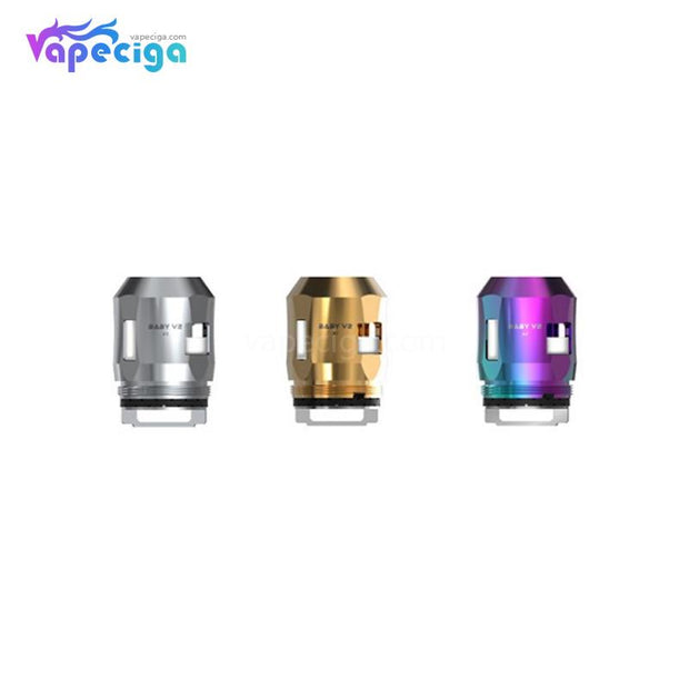 3 Smok TFV8 Baby V2 A3 Replacement Coil Head Colors Choose