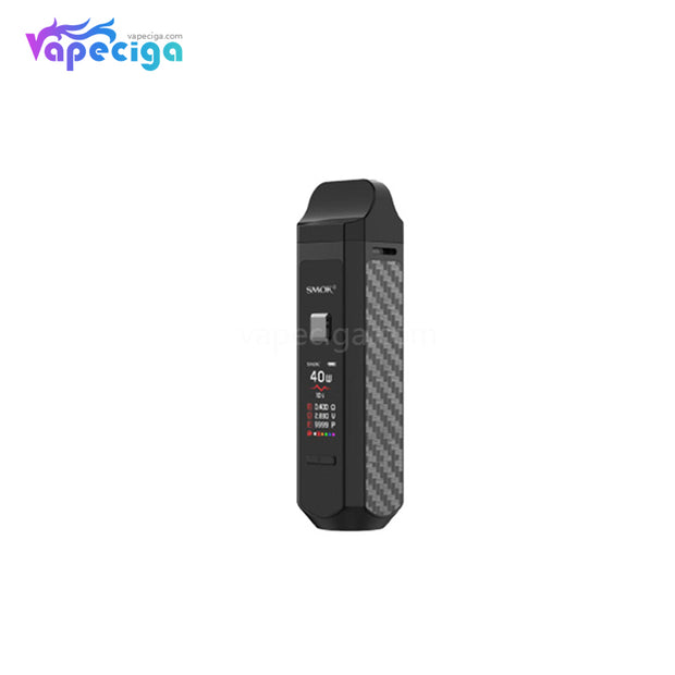 Bright Black Smok RPM 40 Vape Pod System VW Starter Kit