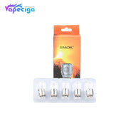 Smok TFV8 Baby T6 Replacement Coil Head 0.2ohm 5PCs Silver