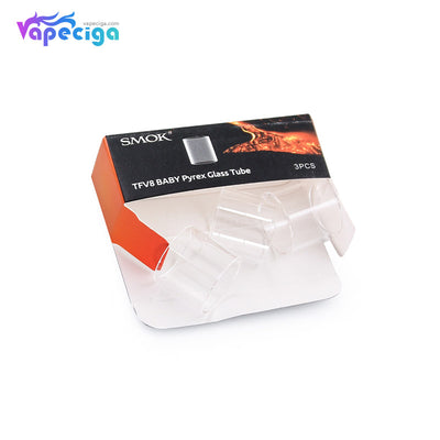 Smok TFV8 Replacement Pyrex Glass Tube Package Contents