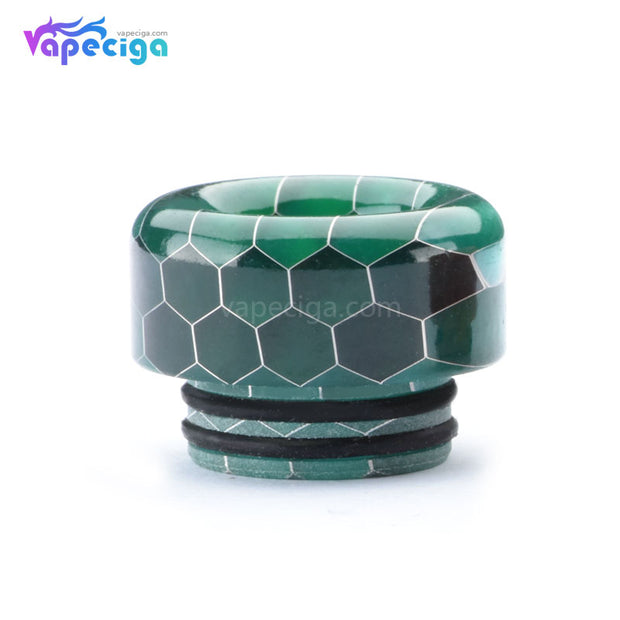 Snakeskin Resin 810 Drip Tip Green
