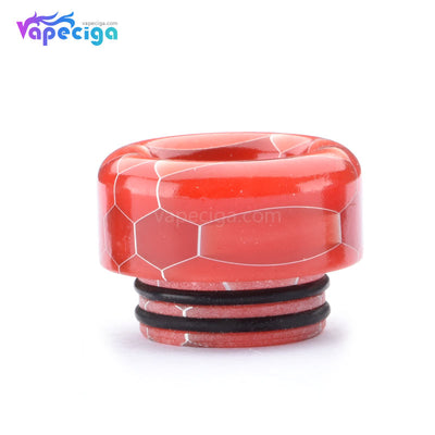 Snakeskin Resin 810 Drip Tip Red