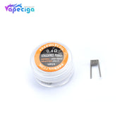 Prebuilt Coil Half Staggered Fused Clapton 10PCs