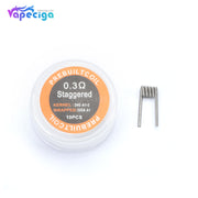 Prebuilt Coil Staggered 10PCs