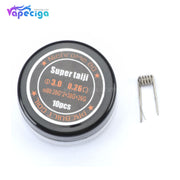 Super Taiji Ni80 Prebuilt Coil 0.26ohm 10PCs