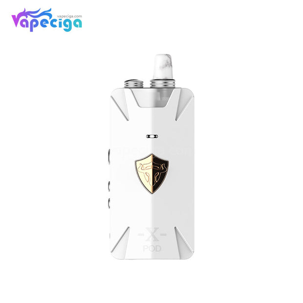 Thunderhead Creations Tauren X Vape Pod System Starter Kit Mesh Version White 1000mAh 2ml