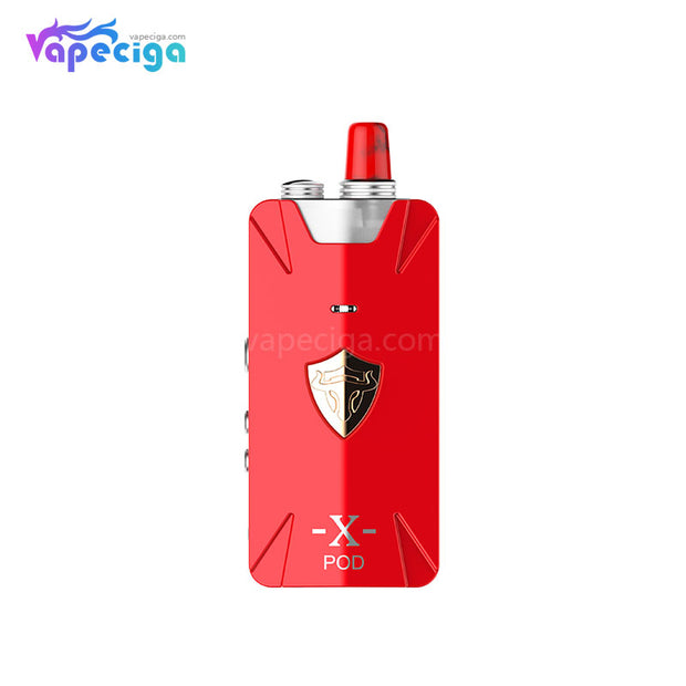 Thunderhead Creations Tauren X Vape Pod System Starter Kit Mesh Version Red 1000mAh 2ml