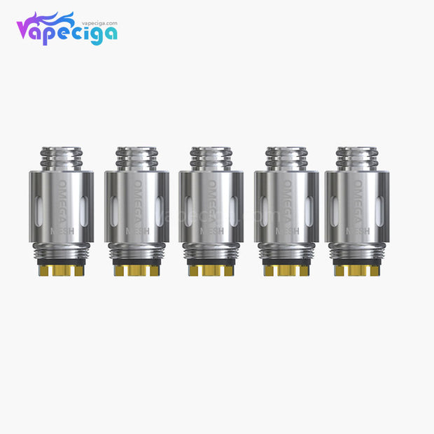 Think Vape Omega Replacement 0.6ohm Mesh Coil Head 5PCs