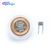 Prebuilt Coil Tri-twisted Clapton 10PCs