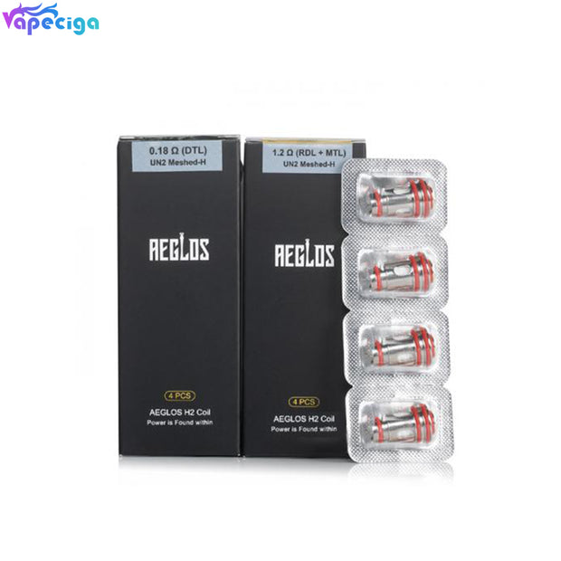 Uwell Aeglos H2 Coil 0.18ohm/1.2ohm 4pcs
