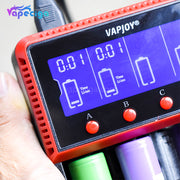 VAPJOY CS4 LCD intelligent Battery Charger US / UK Plug Real Shots