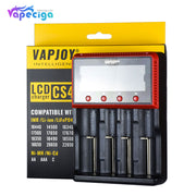 VAPJOY CS4 LCD intelligent Battery Charger US / UK Plug Package