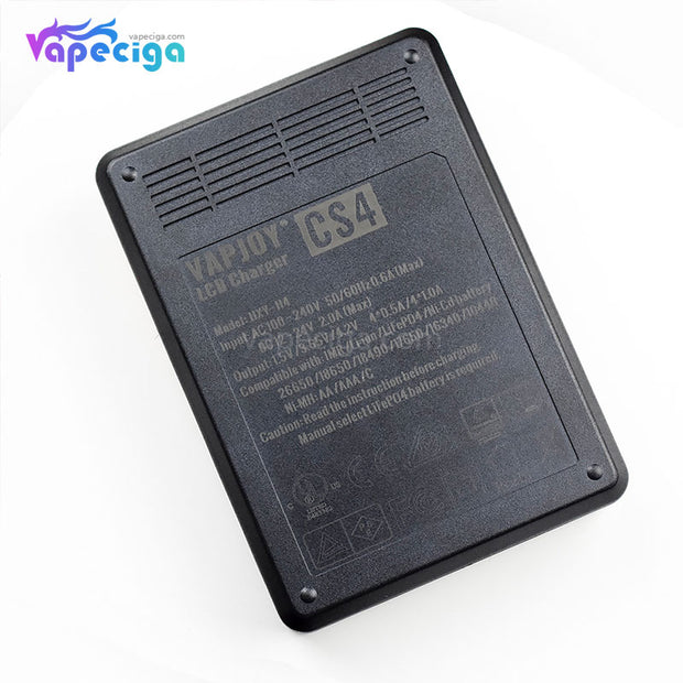 VAPJOY CS4 LCD intelligent Battery Charger US / UK Plug Back Details