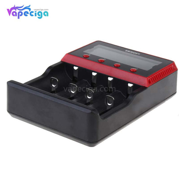 VAPJOY CS4 LCD intelligent Battery Charger US / UK Plug Botton Details