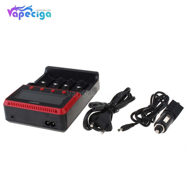 VAPJOY CS4 LCD intelligent Battery Charger Plug Package Includes