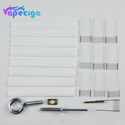 VAPJOY VINCI-TM1 DIY Rebuild Kit for Vopoo PnP Series Coils - Rod + Cottons + Ni80 Mesh 0.6ohm