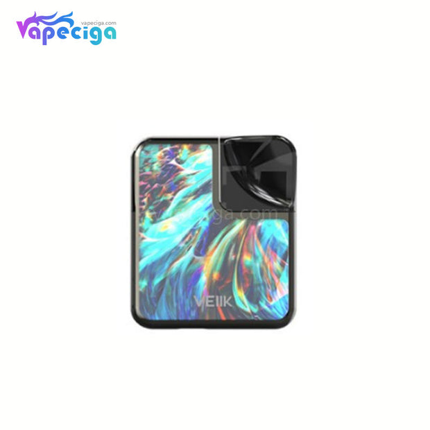 VEIIK Cracker Vape Pod System Starter Kit 500mAh 2ml Glass Version Aurora Gunmetal
