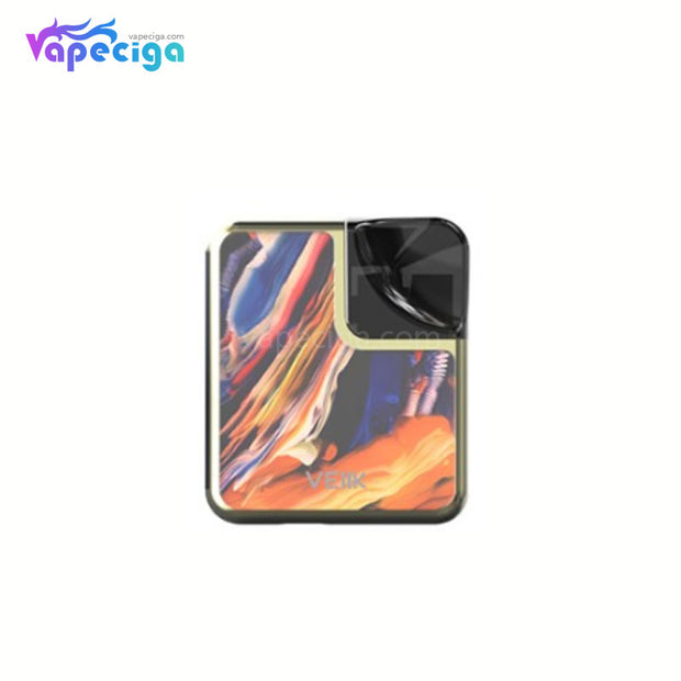VEIIK Cracker Vape Pod System Starter Kit 500mAh 2ml Glass Version Fantacy Gold