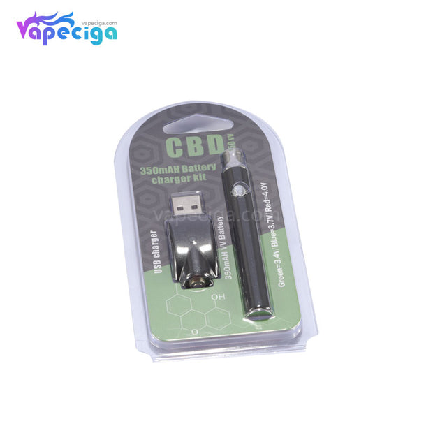 Vape Pen VV Battery with USB Charger 3 Modes 350mAh Package
