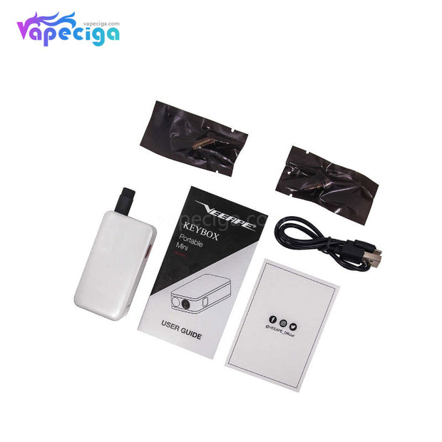 Veeape Keybox Pod System VV Starter Kit 650mAh 1ml Package Includes
