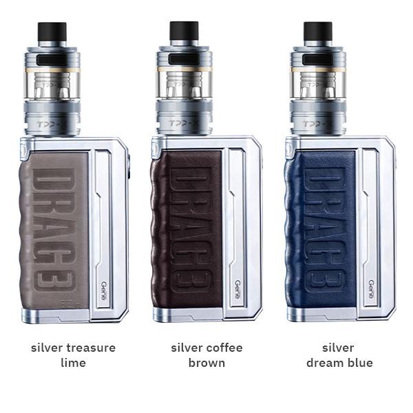 Voopoo Drag 3 Box Mod Vape Kit with TPP-X Pod Tank