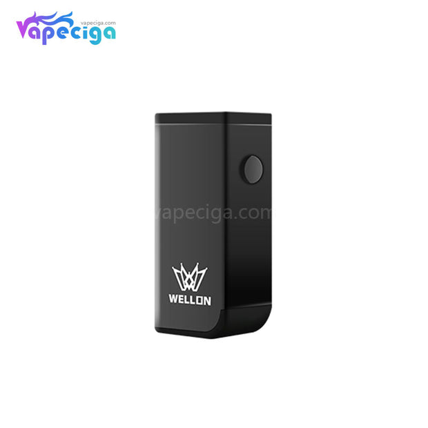 Pearl Black WELLON ACE 2-in-1 VV Box Mod 400mAh Compatible