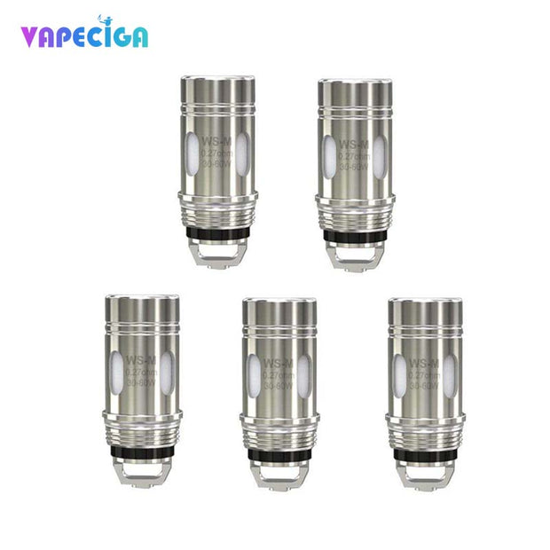 WISMEC SINUOUS Solo Starter Kit Replacement Coil Head 5 PCS