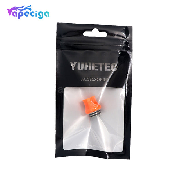 YUHETEC Resin + Stainless Steel 810 Drip Tip Package