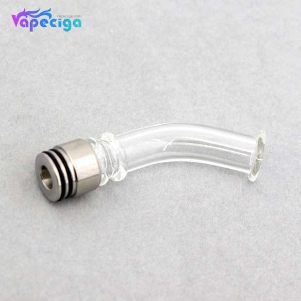 YUHETEC Extended Universal 510 810 Drip Tip Glass  SS Real Shots