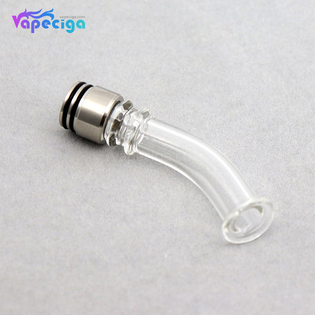 YUHETEC Extended Universal 510 810 Drip Tip Glass  SS Real Shots