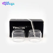 Clear YUHETEC Fatboy Replacement Tube for WOTOFO Serpent Elevate RTA 4.5ml 2PCs
